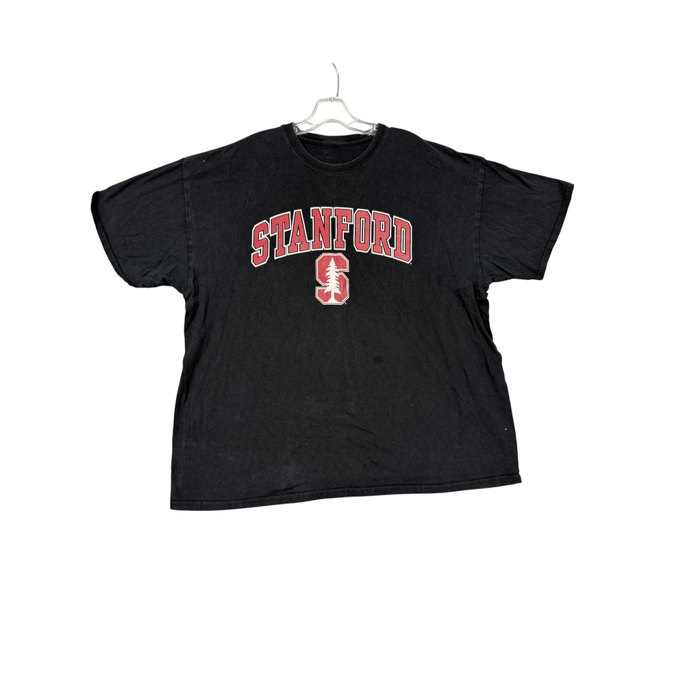 Stanford Cardinal Shirt Mens Large Black NCAA College Football Fanatics Tee